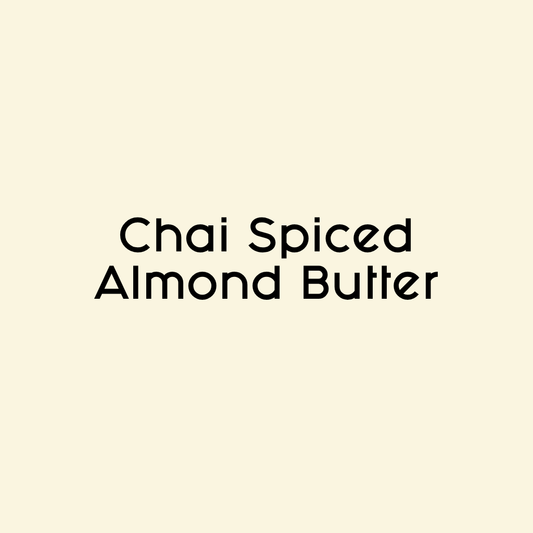 Chai Spiced Almond Butter