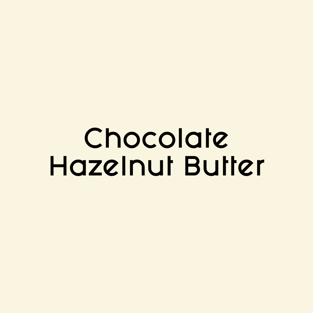 Chocolate Hazelnut Butter