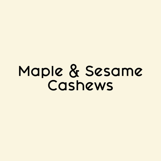 Maple & Sesame Cashews